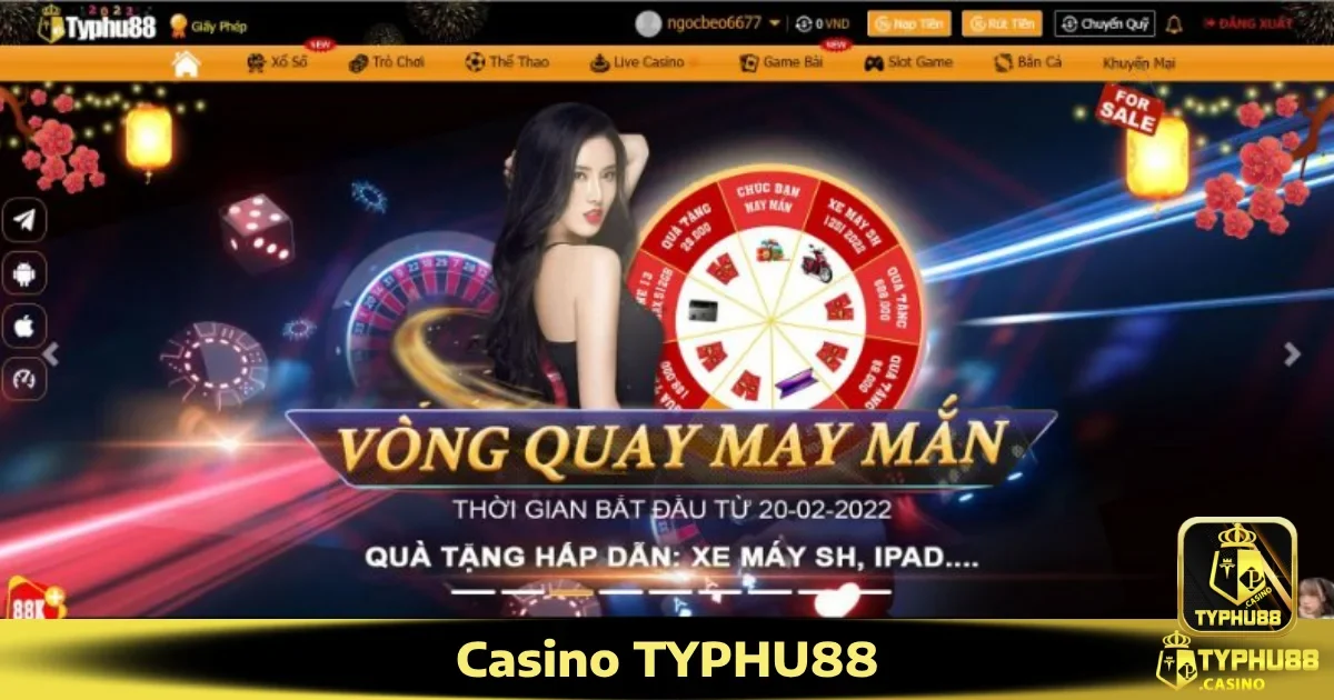 Ưu đãi độc quyền cho Casino Typhu88