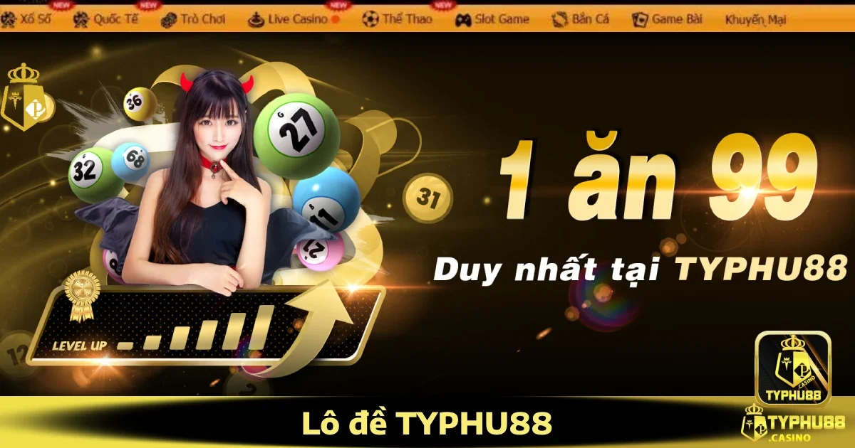 Các loại cược tại Lô đề Typhu88