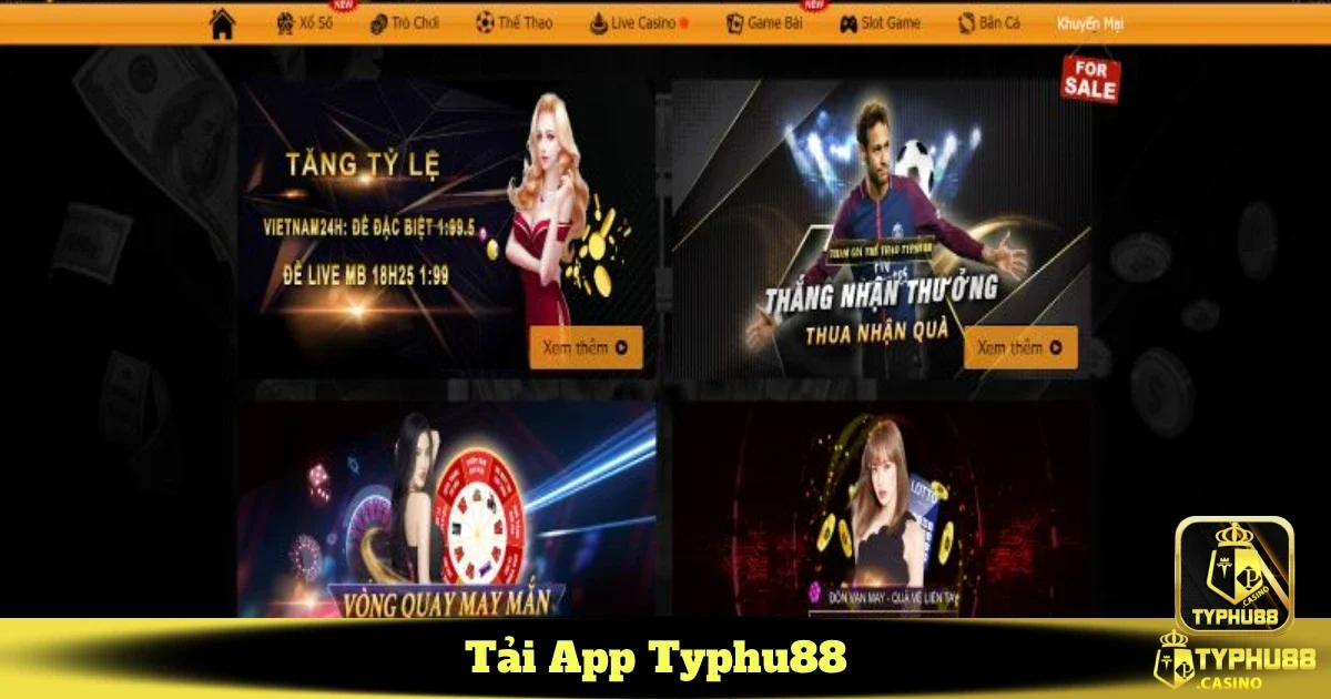 Hướng dẫn tải App Typhu88 trên các thiết bị
