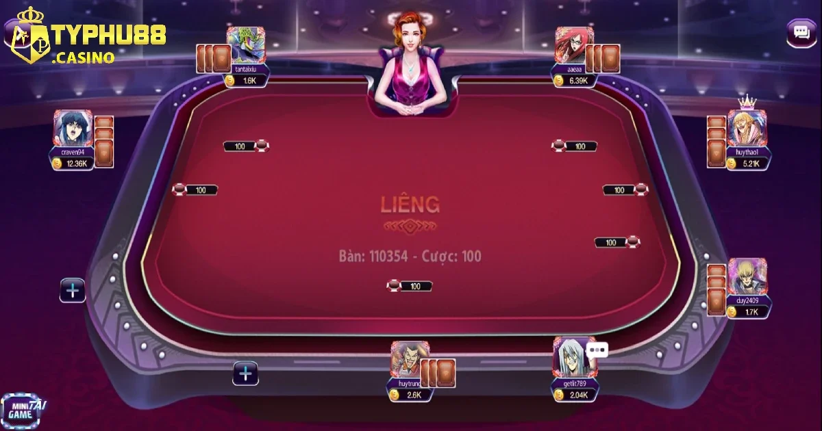 Các thế bài phổ biến thường gặp tại sảnh game bài Liêng tại Typhu88